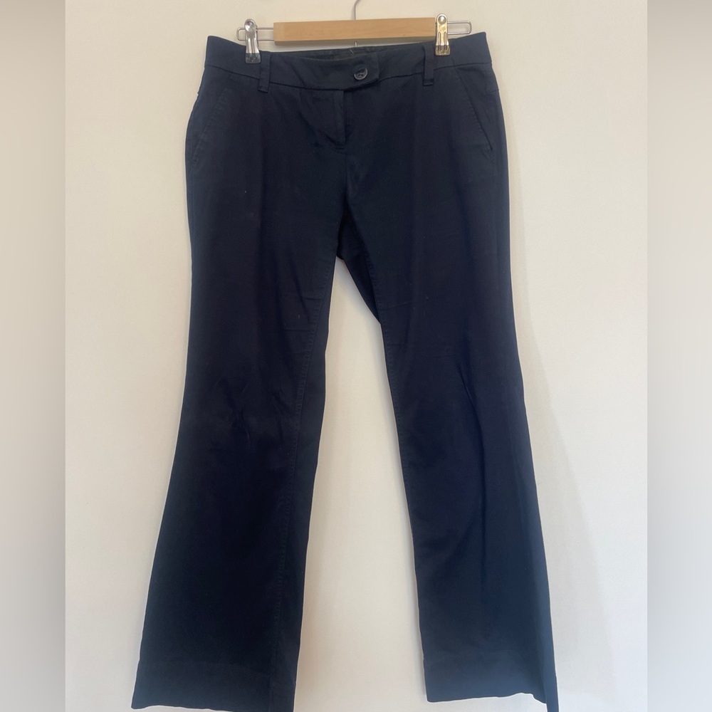 New York & Co Navy Blue Wide Leg Dress Pants Sz 6